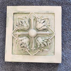 Wall Decor Vintage victorian Style plaque NWOT